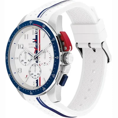 Tommy Hilfiger Men's Bank Dial & Straps Watch